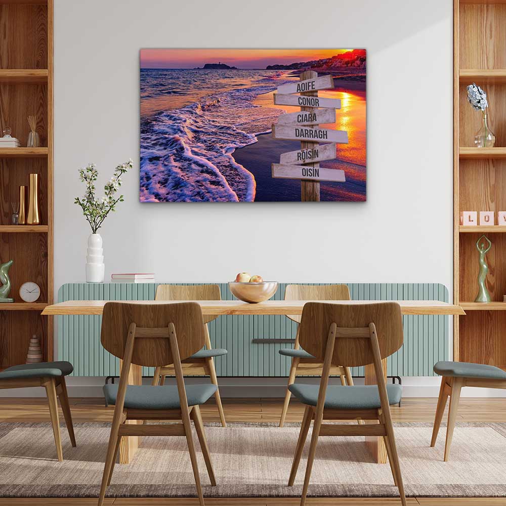 Personalised Canvas "Wave Noise"