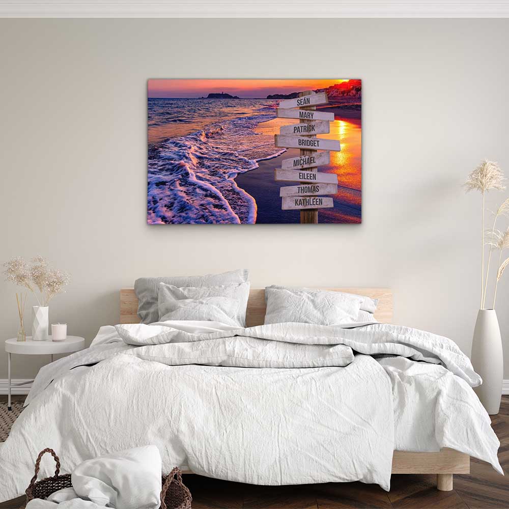 Personalised Canvas "Wave Noise"